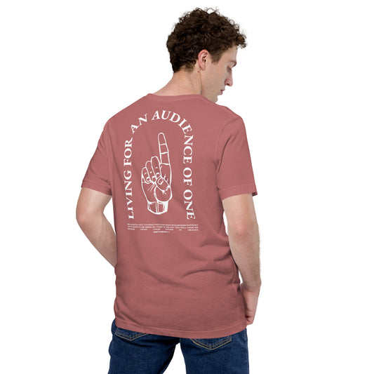 Audience Of One | Unisex t-shirt (mauve)